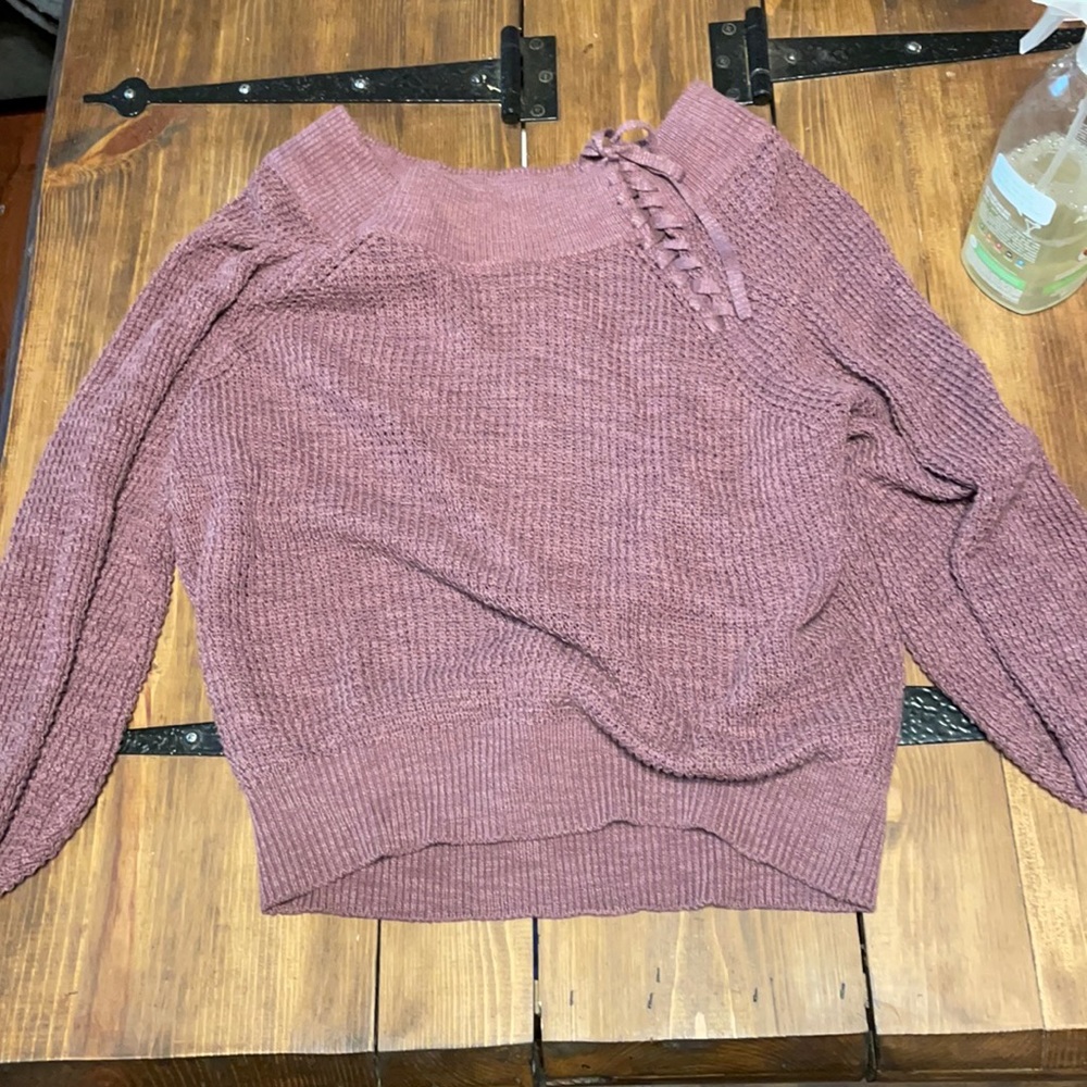 Brand new off the shoulder sweater from express